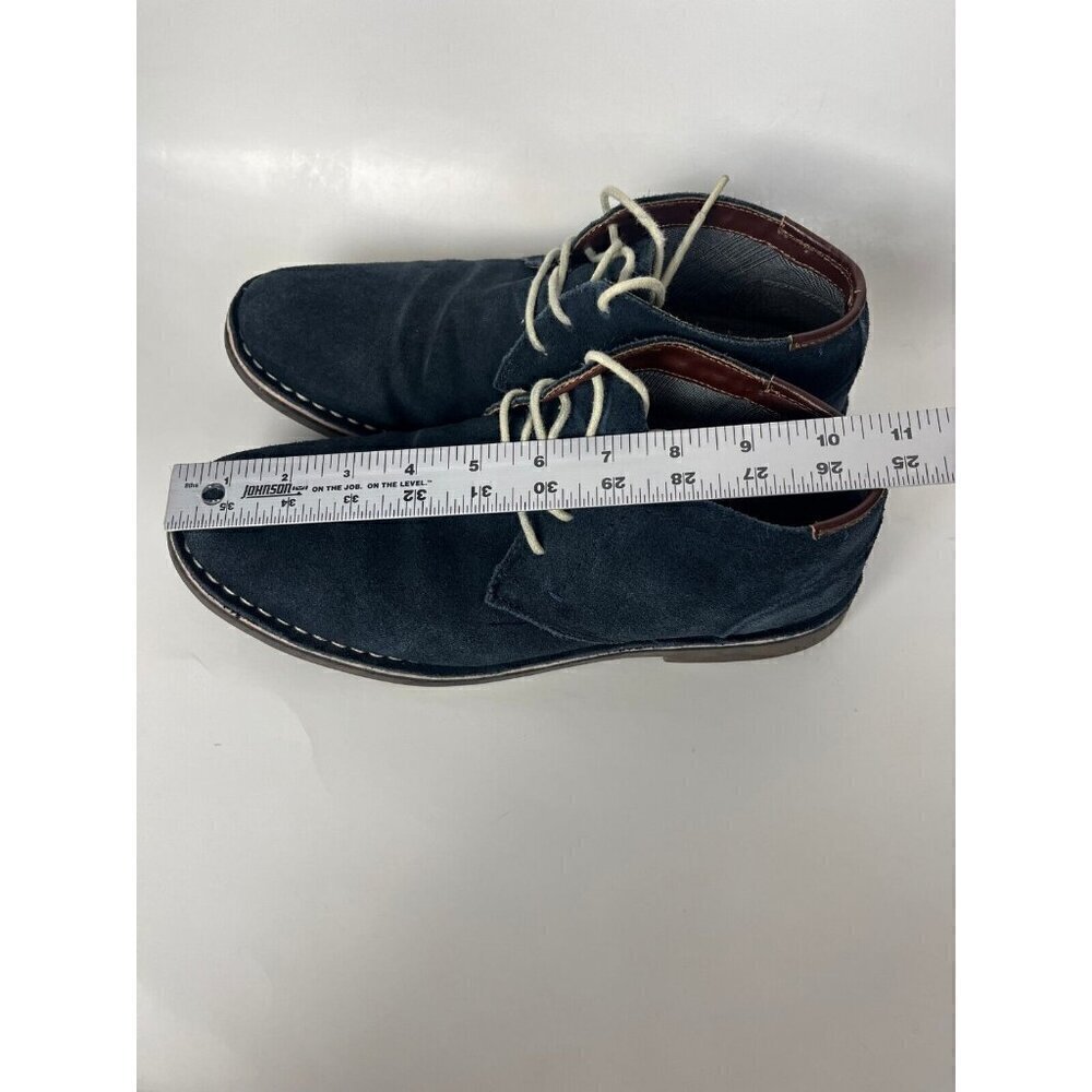 Kenneth Cole Shoes boots Mens 8.5 M Blue Suede Desert Sun Chukkas Hipster - Picture 14 of 16